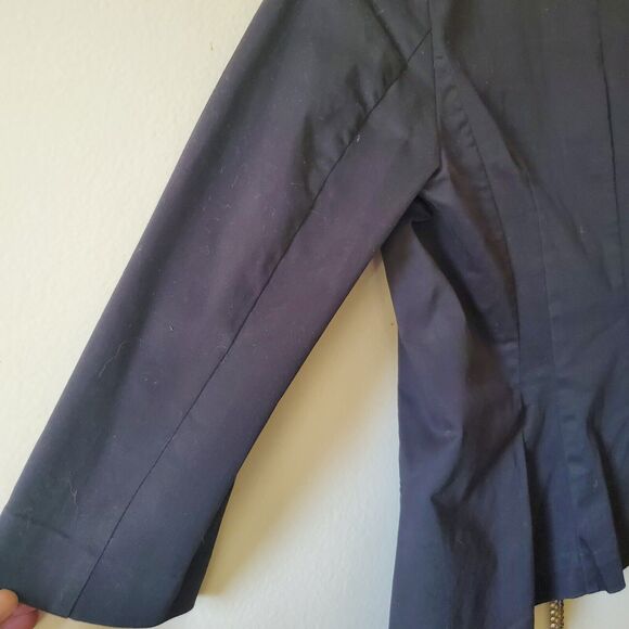 Rock & Republic Embellished Short Blazer Sz 14 Small Seam Rip Costume Pirates - Picture 6 of 15